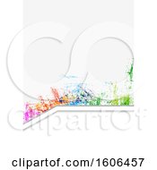 Clipart Of A Colorful Grunge Background Royalty Free Vector Illustration