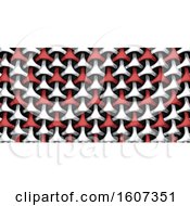 Clipart Of A 3D Geometric Weave Abstract Royalty Free Illustration