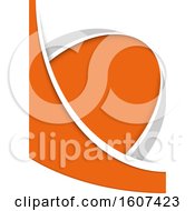 Poster, Art Print Of White Gray And Orange Background