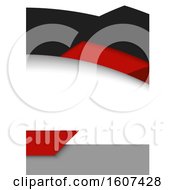 Poster, Art Print Of Black Red And White Background