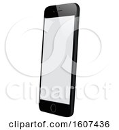 Clipart Of A 3d Smart Phone Royalty Free Vector Illustration by dero