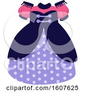 Poster, Art Print Of Female Pirate Party Themed Dress Clipart