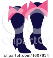 Female Pirate Party Themed Boots Clipart by BNP Design Studio