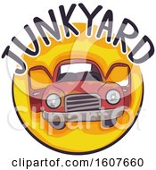 Poster, Art Print Of Junk Yard Icon Illustration