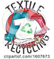 Textile Recycling Icon Illustration