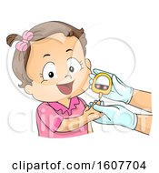 Poster, Art Print Of Kid Toddler Girl Blood Glucose Meter Test