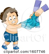 Poster, Art Print Of Kid Toddler Boy Favorite Shirt Illustration