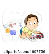 Poster, Art Print Of Kid Toddler Boy Toys Intellectual Development