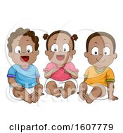 Poster, Art Print Of Kids Toddlers African American Illustration