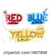 Poster, Art Print Of Colors Primary Crayons Illustration