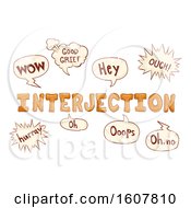 Doodles Interjections Illustration