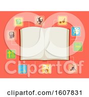 Poster, Art Print Of Book Classification Book Icons Illustration