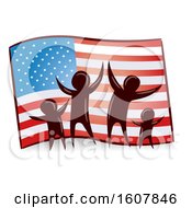 Flag Family Illustration