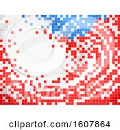 US Flag Pixel Art