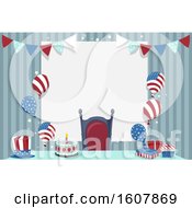 US Theme Birthday Illustration