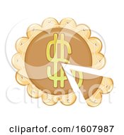 Dollar Pie Illustration