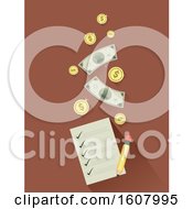 Poster, Art Print Of Money Checklist Illustration