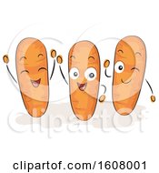 Mascot Baby Carrots Illustration