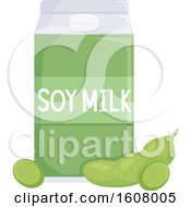 Poster, Art Print Of Soy Milk Illustration