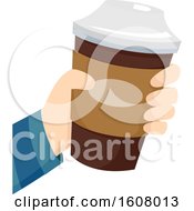 Poster, Art Print Of Coffee Hand Illustration
