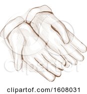 Gloves Sketch Illustration
