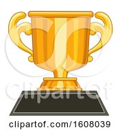 Poster, Art Print Of Achiever Trophy Gold Illustration