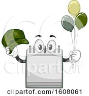 Mascot Calendar Army Birthday Illustration