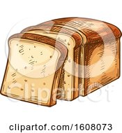Clipart Of Sketched Bread Royalty Free Vector Illustration by Vector Tradition SM