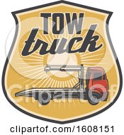 Poster, Art Print Of Tow Truck Design
