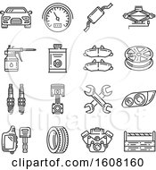 Poster, Art Print Of Car Repair Icons