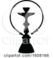 Poster, Art Print Of Silhouetted Hookah