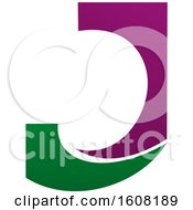 Clipart Of A Letter J Logo Design Royalty Free Vector Illustration
