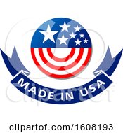 Poster, Art Print Of Made In The Usa Design
