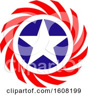 Poster, Art Print Of Usa Design With A Star