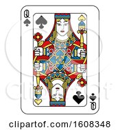 Poster, Art Print Of Queen Of Spades Playing Card