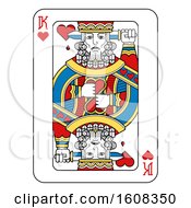 Poster, Art Print Of King Of Hearts Playing Card