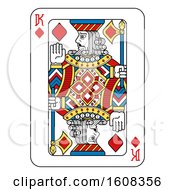 Poster, Art Print Of King Of Diamonds Playing Card