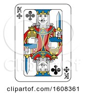 Poster, Art Print Of King Of Clubs Playing Card