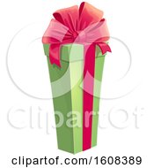 Poster, Art Print Of Gift Box With A Bow