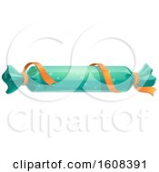 Clipart Of A Christmas Cracker Royalty Free Vector Illustration