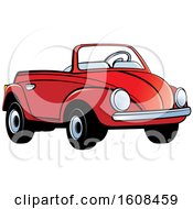 Poster, Art Print Of Red Toy Slug Bug Vw Volkswagen Car