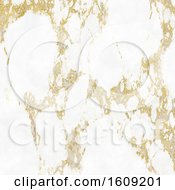 Poster, Art Print Of Elegant Marble Texture Background With Gold Highlights