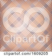 Abstract Rose Gold Striped Pattern Background