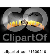 Poster, Art Print Of Halloween Background With Jack O Lantern
