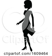 Poster, Art Print Of Silhouetted Business Woman
