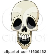Poster, Art Print Of Laughing Human Skull