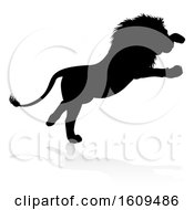 Poster, Art Print Of Lion Silhouette