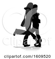 Young Friends Silhouette by AtStockIllustration