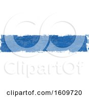 Clipart Of A Blue Grungy Website Border Or Header Banner Royalty Free Vector Illustration