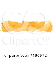 Clipart Of A Yellow Grungy Website Border Or Header Banner Royalty Free Vector Illustration